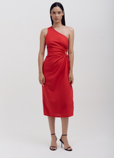 Vestido Midi Centauro Rojo